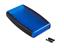 ABS Enclosure 147x89x24mm Soft Side Black Translucent Blue [1553DTBUBK]