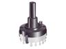 Panel-Mount Rotary Switch • Form : 3P-4pos • 300mA-125VAC • Solder-Lug • Rotor-Shaft Actuator [RSW 3P 4W SL40]
