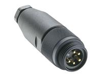 Circular Connector 7/8" Cable Male Straight. 3 Pole Screw Term PG9 Cable Entry IP67 [RSC 30/9]