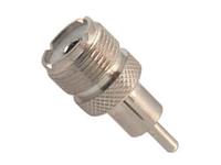 In-line UHF Adaptor • UHF Socket to RCA Plug [54K-RCA PLUG]