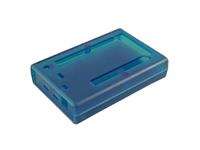 ABS Plastic Hand Held Enclosure for Arduino Due, Translucent Blue in Colour, Size : 110mmx75mmx25mm [1593HAMDUETBU]