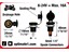 Weatherproof Panel Mount DIN Socket with Flipcap 6-24V Max 16A [OPTIMATE 08S]