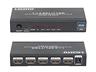 HDMI Splitter 4Port (1 Input/4 Outputs) with EDID, Supports Display Res: 4Kx2K@30Hz, 1080P@120Hz & 1080P 3D@60Hz, 300g, 7.5x14.5x2.5cm (Includes PSU 5V/1A) [HDMI SPLITTER HDV-9814]