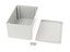 ABS Enclosure 119 X 81 X 56MM Grey With Card Guides IP54 Flame Retardent [1591TGY]