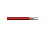 Microphone Cable • Red Colour • 60x0.8 mm (2 Core) OFC Copper Strands • Screened : 128x0.1 mm (16/8/0.1 mm) OFC Tinned Copper Braided [CAB2068R]