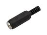 Mono , Inline 3.5mm Ø Audio Socket • Plastic with Sleeve [MJ164A]