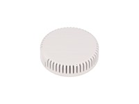 ABS Plastic Miniature Enclosure - Snap-Fit / Wall-mount Round 80x20mm Vented IP30 - White [1551V13WH]
