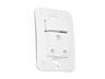Complete Unit - Single Switched Socket Outlet (100mm x 50mm) White - No Cover [VETI VG20WT]