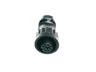 Circular Connector - RD24 style Econo Series 4 pole (3P+Earth) Cable End Female Straight Strain Relief Screw Term. 16A/400VAC. Cable OD 4,5-7mm. IP67 [CA3LD-I-ECN]