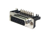 D-Sub 15Way Socket 90DEG Boxed Plastic Metal Shell [DAPM15S]