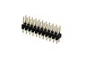 2.54mm PCB Pin Connector • 26 way in Double Rows • Straight Pins • Gold Plated [710261]