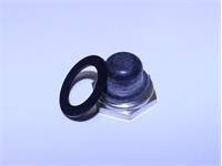 Sealing Boot Nickel Plated For Pushbutton Switches For Bushing D = 12X.075 For APEM Series 1200 ; 4700 ; 4800 [U31+U21]