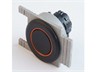 Push Button Actuator Non-Illuminated Momentary • Black Flush Button • Aluminium 35mm Flush Bezel [PB351MAK]