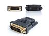 Adaptor HDMI-Female to DVI-Male with Gold Plated Contacts in Black [ADAPTOR DVI (M) 25P TO HDMI A(F)]