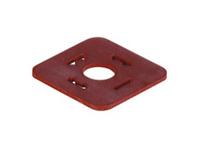 Valve Connector - Gasket Flat Silicone suitable for GDM DIN43650-A Cube Female connectors -40deg.C to +125deg.C to achieve IP65 RED (731740002) [GDM3-17VMQ RED]
