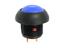 IP67 Non-Illuminated Momentary Push Button Switch • Form : SPST-0-(1M) • 17mm Round Black Bezel • Blue Button • Solder-Lug [PBR171ATLE6]