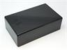 ABS Plastic Box with Screw Lid in Black L-165mm x W-100mm x H-50mm [ABSE45 BLACK]