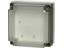 Enclosure Polycarb with Smoked Transparent Cover 130 mm2 x 100 mm high IP67 [PCM125/100T FIBOX]