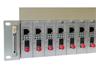 16 slot 19" rack mount card cage for single-mode and multimode media converter; including PSU [BFR DTX-1000-SSM-2]
