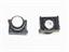 Push Button Actuator Illuminated Latching • White Raised Lens • Black 30mm Bezel [P302LW]
