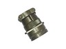 Circular Connector MIL-VG95234 Rev Bayonet Lock SQuare. Flange Panel Receptacle 2 Pole #0 Male Solder Contcats 150A 900VAC/1,250VDC with Cable Clamp [CA3100E-32-5PB]