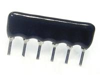 Resistor Network • 1/8W • 470Ω • SIL • 6-Pin • 3-Resistors • Isolated Circuit [6P3R 470R]