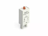 Relay Function Plug-In LED Module for AS625/626/RT702-B Relay Sockets - for all 110-240VAC/VDC Relay Coil Voltages [AMB-L-110/240VAC/DC]