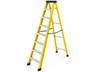 Academy Fibre Glass Step Ladder 8 step - Light Weight - Non Conductive - Anti Slip Steps [STEP LADDER  F7617]