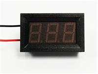 3~30VDC Digital Panel Meter with 3 Digit 0.56 inch Red LED Display in 48x29x22mm [DPM DIG VOLT METER 3-30V RED]