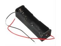 1X18650 Battery Holder with Open Wire Leads [CMU 1XLC18650 BATT HOLDER W/WIRE]