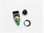 APEM Momentary Push Button Switch Round 1 n/o Screw Terminal with Green 2A@250VAC/24VDC 3A@12VDC come with U31+U21 Boot Kit. (Long Service Life) [1223C3-WP]