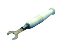 White Spade Terminal Insulator 4mm Entry [RF07 WHITE]