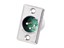 XLR 3 Pole Male Rectangular Panel Connector-27x36mm Flange Satin Finish 2x4mm Front Mntg Holes 19mm Panel c/o - Silver over Copper Alloy Solder Contacts 15A 125VAC [XLR-D3M]