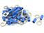 Ring Terminals Pre Packed Lugs • 10 per Pack • for Wire Range : 1.17 to 3.24 mm² • Blue [OYSTPAC 5]