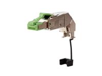 Profinet Pro Industrial RJ45 Connector Fully Shielded CAT5 2 Pair Class D IDC Termination for Solid/Stranded Wire 26 - 22AWG 360 Degree Cable Entry- 10,5mm Max OD [130E405042PE]