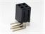 4 way 2.54mm PCB Right Angled Pins DIL Female Socket Header [727040]