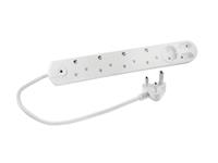 Crabtree Multiplug Adaptor 7Way 4X16A 1X Schuko 2X5A Sockets 0.5M Cord [CRBT BC2057P]