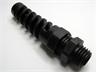 Polyamide Cable Gland M12X1.5 Flex for Cable 3-6.5mm Black in Colour [CGP-M12X1,5F-03-BK]