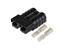 Connector 2 Pole 50A 600V AC/DC -- see PP30 for 30A Type [SB50 BLACK 2 POLE]