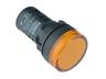 Indicator LED Lamp Yellow 12VAC/DC 2W Panel Cutout=22mm [L300EY-12]