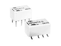 Signal Subminiature Mini Seal Surface Mount(SMD) Relay Form 2C (2c/o) 2,4VDC 41 Ohm Coil 2A 30VDC 0,5A 125VAC (250VAC Max.) - Gold Flash Contacts [HFD4-2.4-SR]