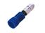 Insulated Bullet Lug • Male • 5mm Stud • for Wire Range : 1.17 to 3.24 mm² • Blue [LZ25000]