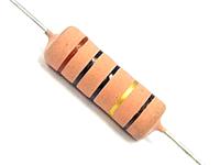 Wire Wound KNP Resistor • 5W • 0.56Ω • ±5% • Axial, Size 17x6mm [KNP5WS 0R56 5%]
