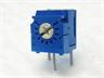 Single turn Cermet Trimmer Potentiometer, Model : GF06, Size 6.35mm Sq • PCB-X • Side Adjust • ½W @ 70°C • 50Ω • ±20% • 1 Turn [CT6X50E]