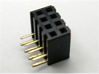 8 way 2.0mm PCB Right Angled Pins DIL Female Socket Header [627080]