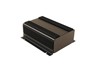 160x110x60,8mm Extruded Heat Dissipating Black Anodized Aluminium Enclosure with Metal End Plates [1455NHD1601BK]