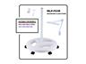 MLP Magnifier Lamp Floor Stand for Model # MLP-LED1260A CTRX5 and Model # WLP-1460CTED [MLP-FS3R]