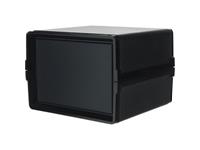 Mini CAB type Front Panel Enclosure • Polystyrene Plastic • with Front and Rear Panels • 85x80x36.5mm [TEKO MC11]