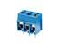5mm Screw Clamp Terminal Block • 3 way • 17A - 250V • Straight Pins • Blue [CMM5-3E]