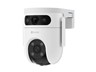 EZVIZ Smart Home WiFi Camera Pan & Tilt Dual Lens 3MP 30m IR, 1/3” CMOS, H2.65, PAN:350°, Tilt:80°, 3D DNR, WDR, AI Human/Vehicle Shape Detection, Two Way Talk, Dual 2K, Supports Micro SD up to 512GB, 1xRJ45 10/100M Port, PSU12V1.5A, WIFI6 [EZVIZ CS-H9C-R105-8H33WFL]